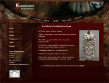 Tablet Screenshot of kozesnictvi-kohoutkova.cz
